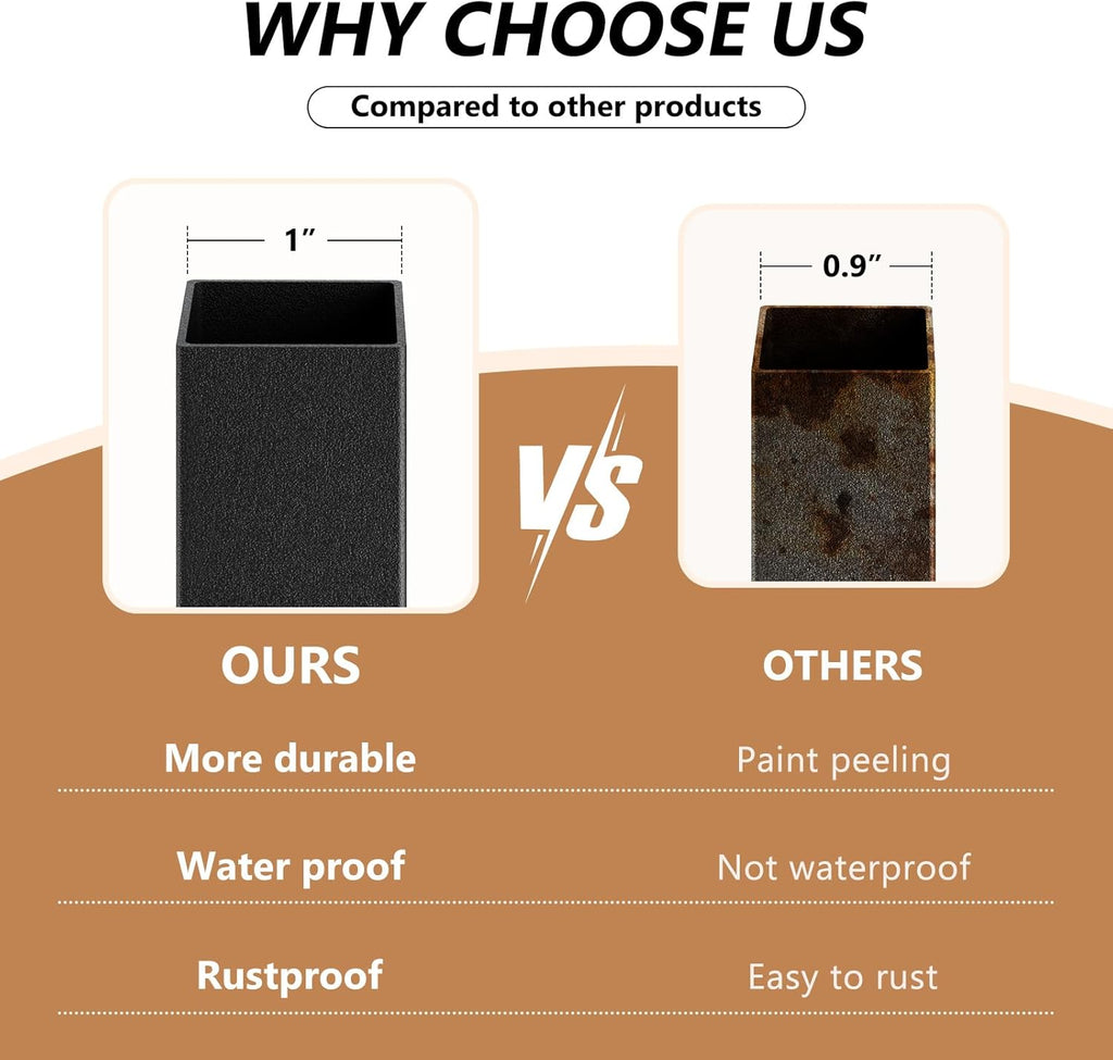 Firewood Rack Outdoor Fire Wood Racks 27.8 in Wood Holders 35.23" H Firewood Outdoor Firewood Holder with Removable Kindling Hooks for outdoor, indoor